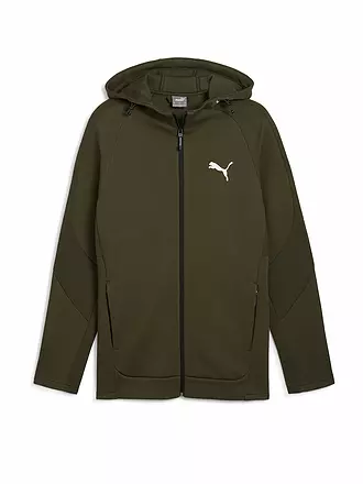 PUMA | Giacca con cappuccio da uomo Evostripe | olive